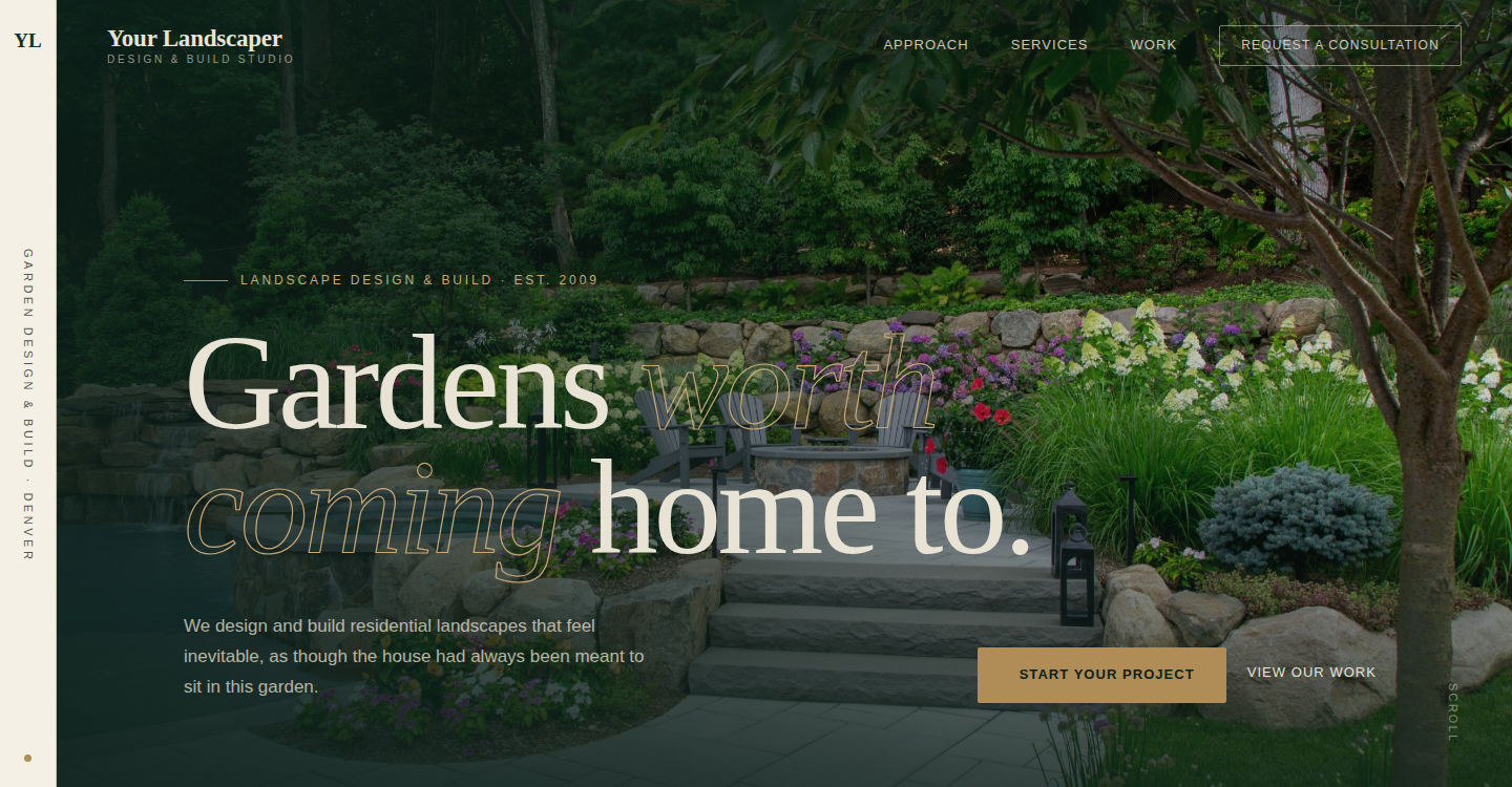 Your Landscaper website preview