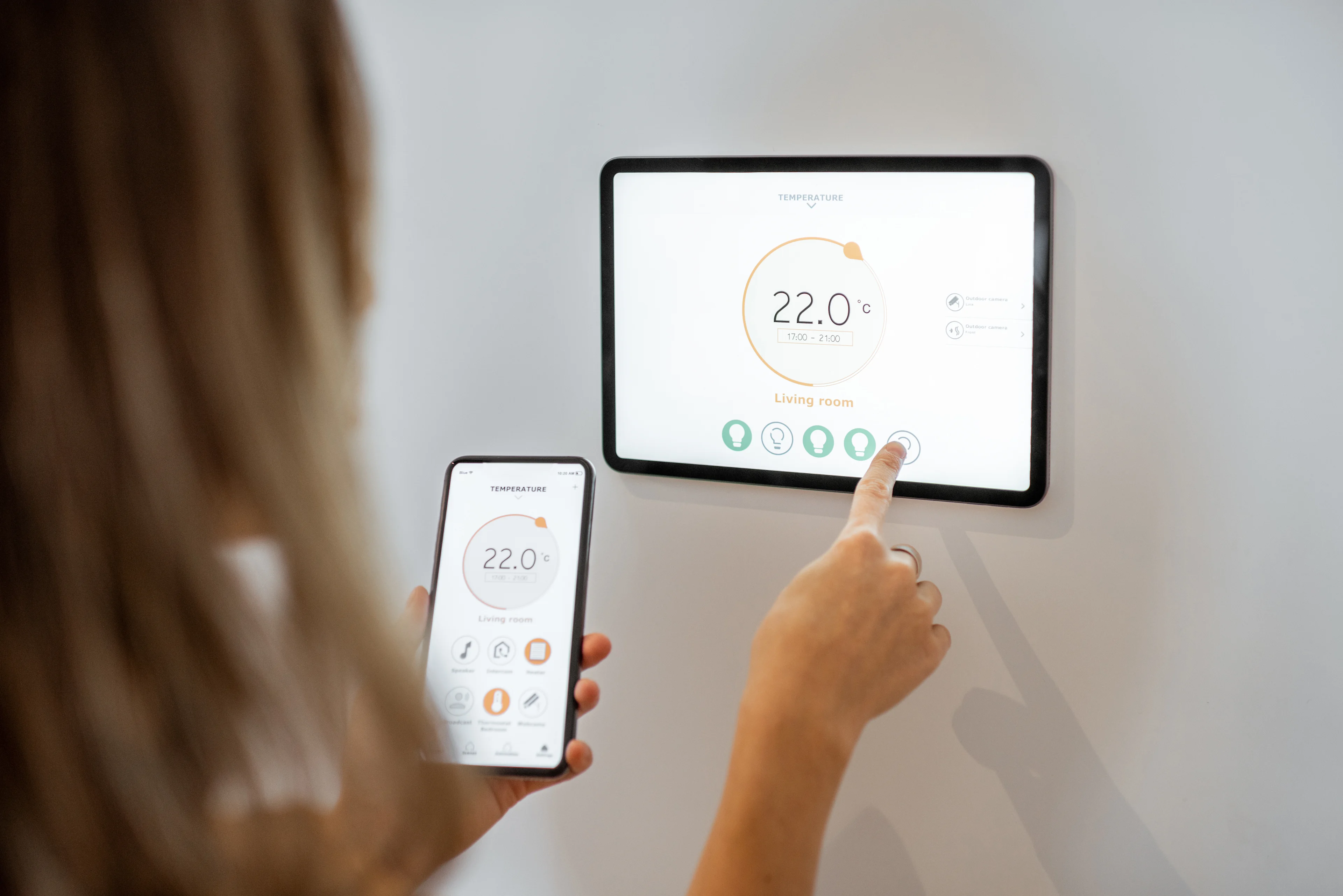 Smart thermostat and home app installation